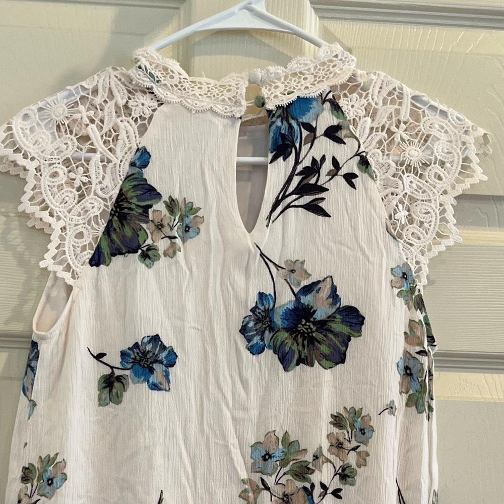 ALTAR’D STATE Floral Lace Trim Dress - Picture 6 of 8